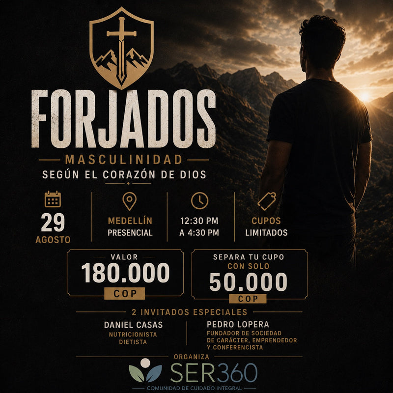 FORJADOS: Evento para hombres en Medellín; una masculinidad desde el corazón de Dios
